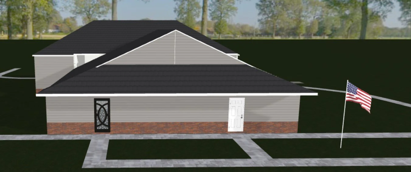 Earlier Town Hall rendering — first draft by Chief R. Scott Eaton